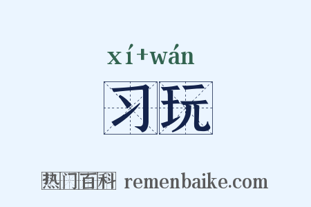 习玩是什么意思的图片